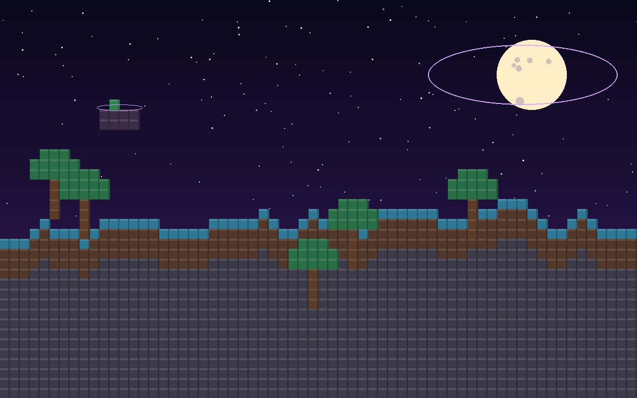 LumarisSMP terrain with floating island